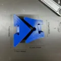 Adaptateur d'angle de pince à changement rapide bleu imprimé en 3D outil de menuiserie - Bleu