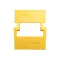 Adjustable hinge sewing tool and edge locking aid in yellow color with 4mm spacing markings. - 4mm/Pack / Yellow