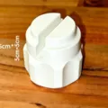 Weisser Waschmaschine Antivibrationsmatte Erhöhung Möbel Kunststoff Stützfuß 5cm - Deckelöffnung Hilfswerkzeug / 5x5cm / Weiß