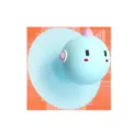 Cute cartoon door stopper hook and wall mount holder in light blue, multi-functional design. - Single Hook / Cute Little Unicorn