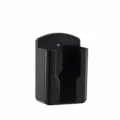 Black Wall Mounted Remote Control Holder, 1 Pack Plastic Wall Storage Organizer Box - High-Quality Buckle Style / Black