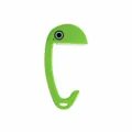 Grüner Cartoon Dinosaurier Zähne Schreibtisch Tasche Haken, tragbarer Halter. - Grün