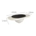 Roulettes pivotantes mini autocollantes pour boîtes de rangement et poubelles, rouleaux lisses. - Style Bille en Plastique / Lot de 4