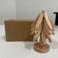 Holzbaum Untersetzer Set kreative Tischdeko Haushalts Wärmedämmmatte Teetasse Holz Pad - 3-Teiliges Set / Originalfarbe