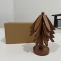 Hölzernes Baum-Untersetzer-Set, kreative Walnuss-Isoliermatte, hitzebeständige Topfunterlage, Deko. - 3-Teiliges Set / Walnuss
