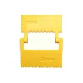 Herramienta de bloqueo de borde de costura con bisagra ajustable de plástico 2mm - Tamaño 2mm / Amarillo
