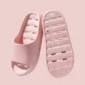 Rosa dicke Sohle Badezimmerschuhe für Damen, rutschfeste, schnell trocknende Hausschuhe. - 36-37 / Rosa