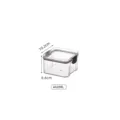 Contenant de stockage alimentaire en plastique transparent 460ml, pot de cuisine hermétique. - 460ml