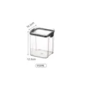 Boîte de conservation transparente en plastique avec couvercle étanche pour cuisine. - 950ML