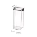 Contenitore per alimenti in plastica trasparente 1800ml barattolo ermetico per cucina. - 1800ML