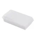 Plastic butter dish with lid clear cheese storage box kitchen refrigerator container keeper - White