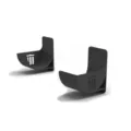 Punch-free wall mounted garbage bag storage holder black kitchen organizer bracket 2pcs - 2 Pcs/Set / Black