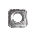 Plaque de protection de cuisiniere a gaz en aluminium carre anti-fuite d'huile propre. - Carré - 10 pièces