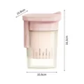 Passoire a yaourt domestique separateur de petit-lait filtre presse pour yaourt maison - Avec 3 Chiffons Filtrants / Rose