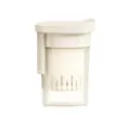 Passoire à yaourt maison séparateur de petit-lait tasse transparente avec filtre fin - Blanc