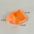 Accessorio raccoglitore di polvere per trapano multifunzione, strumento di raccolta polvere, arancione. - Versione Bottiglia Aggiornata Raccoglitore di Polvere / 8.5x10.3x4cm / Arancione