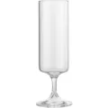 Bicchiere di vetro trasparente calice dritto per succo cocktail caffè bevanda acqua tazza - Grande (250ml)