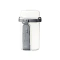 Tasse a salade double couche portable grise, tasse de petit-dejeuner etanche avec couvercle. - Gris foncé