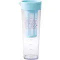 Carafe à eau froide en plastique pour ménage avec filtre et couvercle transparent 300ml - Bleu lac