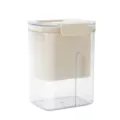 Boîte de passoire à yaourt transparente avec filtre blanc pour yaourt grec fait maison. - Sans Filet de Filtre / Blanc Cassé