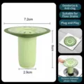 Green anti-odor floor drain core universal plug and play shower strainer filter core - Green