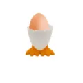 Niedlicher Kunststoff Hühnchen Eierbecher Halter für Kinder Frühstück Tisch Dekoration - Orange