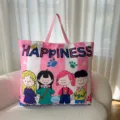 Wasserdichte Cartoon Bettdecken Aufbewahrungstasche Große Kapazität Umzug Tasche - Kindheitsspielgefährte