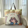 Bettdecken Aufbewahrungstasche mit niedlichem Cartoon Print Große Tasche für Umzug Kleidung - Gemütlicher Begleiter