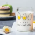 Creatieve Japanse stijl glazen melkbeker ontbijt waterbeker schattig eipatroon hittebestendige mok - 301-400ml / 1+1 rechte glazenset