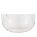 Heat-resistant glass bowl with pouring spout for baking, dessert, and sauce prep main view. - Large 500ml