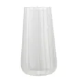 Transparant glas met gegroefd ontwerp, elegant en duurzaam voor dagelijks gebruik thuis. - Hoog getextureerd druppelglas (500 ml)