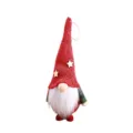 Kerst kabouter hangende ornament pluche pop met rode gebreide muts voor boomdecoratie. - Herenmodel met rode muts