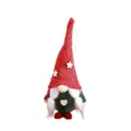 Kerst kabouter pluche speelgoed hangende decoratie met rode gebreide muts feestelijk - Rode Hoed Vrouwelijke Stijl
