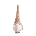 Christmas gnome plush doll variant with knitted hat and white beard hanging ornament - Coffee Color Hat Male Style