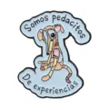 Cute Spanish quote enamel pin dog illustration funny metal badge jacket accessory gift unique - Cartoon Animal Style (QHXZ6989)