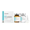 Kit di polvere liofilizzata viso Zyvarn con solvente purificante e formula lenitiva. - Soluzione E Polvere Liofilizzata E Contagocce