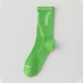 Grüne sportliche Waden-Socken für Herren, atmungsaktive und stoßdämpfende Sportbekleidung. - Einheitsgröße / Grün