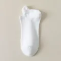 Women white short boat socks summer thin pure cotton breathable low cut ankle sock footwear. - One Size (35-39) / Pure White