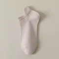 Women cotton summer shallow boat socks non-slip breathable short socks comfortable daily wear - One Size (35-39) / Khaki