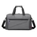Bolso de viaje casual grande bolsa de deporte impermeable para hombres y fines de semana - Gris