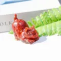 Natural Crystal Stone Resin Cat Figurine Office Desktop Decor Red Crystal Animal Statue - Red Jasper