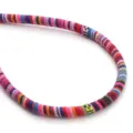 Dettaglio corda intrecciata in cotone bohémien colorato per borse e abbigliamento fai da te. - Con anima N. 9 / 6 mm, 1 yard/rotolo