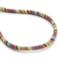 Vista dettagliata di corda di cotone intrecciato colorato per fai da te boho e accessori. - Cordino in cotone con anima, colore n. 4 / 6mm (1 Yard/Rotolo)
