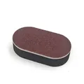 Professional oval brown emery sanding sponge for heavy duty kitchen pot cleaning - Oval