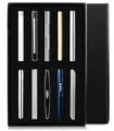 10pcs Metal Tie Clip Set Business Men Tie Bar Gift Box Assorted Designs Fashion Accessory - 10-Piece Set Including Gift Box