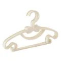 Cute bow infant clothes hangers, anti-slip baby garment hangers for kids nursery storage. - White Bow Style