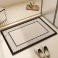 Absorbent bathroom floor mat non-slip diatomaceous earth mat for home entrance use. - 40*60cm / Roman Manor 3