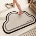 Alfombra de baño de tierra de diatoméa en forma de nube absorbente antideslizante hogar - 40*60cm / Mansión Romana 9