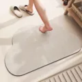 Alfombra de baño de tierra de diatomeas en nube, absorbente, de secado rápido y antideslizante. - 40*60cm / Mansión Romana 11