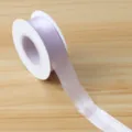 Light purple silk ribbon roll for gift packaging, flower bouquet and DIY crafts decoration. - Silk Ribbon 2.5CM*20 Yards/Roll / Light Purple